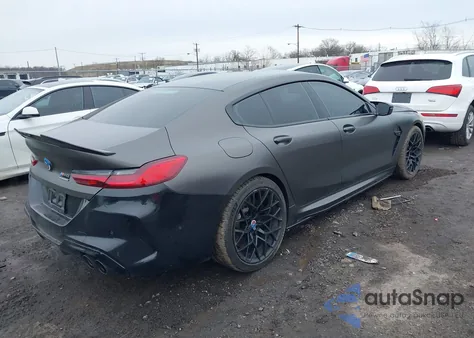 2020 BMW M8 Gran Coupe Competition z USA, uszkodzony, nr VIN WBSGV0C07LCD51112